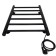 The electric heated towel "Sanprise" Aurora P6, 400x600 mm, right, black