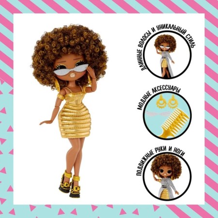 Doll "Piano Bi", OMG HOS, with accessories-1