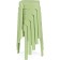 Stool BOVEL Plastic, green 36x36x45 cm