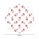 The tablecloth "Rain Santa Claus", Round, Saten, D = 150 cm