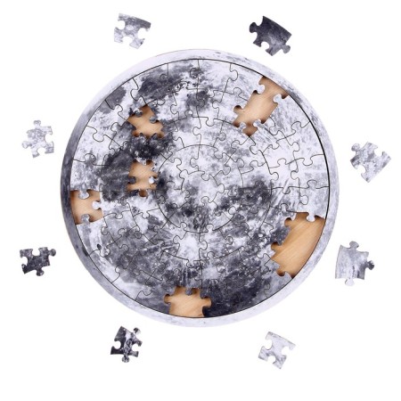 Wooden puzzle "Moon", 20 x 20 cm, 73 details-2