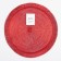 Set of napkins 2 pcs. Dolyana "Shine", central red, D 38 cm