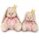 Soft toy "Bunny mi princess of delicate petals", 18 cm