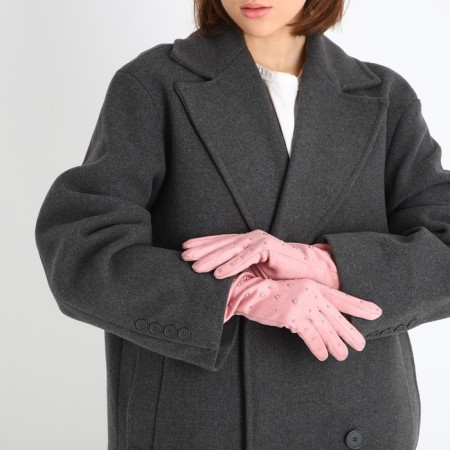 Gloves are female, dimensionless, without insulation, pink color-3