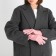 Gloves are female, dimensionless, without insulation, pink color