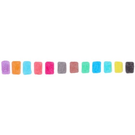 Wax pencils, set of 12 colors, mixes-3
