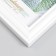 Photo frame plastic 10x15 cm with a shelf "Olivia" white 26x15 cm