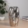 VAZ Coramics Table "Oswald" D-6 cm, 20x10 cm, silver