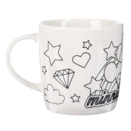 Set, mug for coloring, 250 ml, Minnie Mouse-3