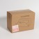 Organizer for storage, hinged, 2 sections, with an adhesive base, 10.5 × 17 × 6.5 cm, the color is transparent