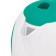 Electric KitFort KT-6607-2 kettle, 1 l, 1300 W, white-green
