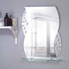 Agatha mirror, wall, with a shelf, 53 × 68 cm