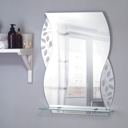 Agatha mirror, wall, with a shelf, 53 × 68 cm