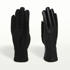 Gloves are female, dimensionless, without insulation, black color