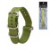 Solomon watch strap, 20 mm, l-27 cm, green