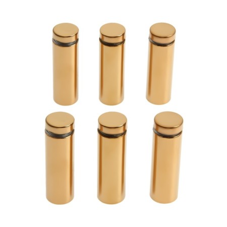 Remote holder for signs, 16x50 mm, color gold, set 6 pcs.