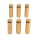 Remote holder for signs, 16x50 mm, color gold, set 6 pcs.