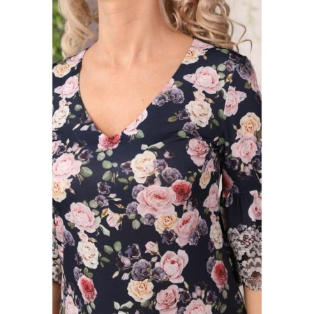 Women's dress, size 52, blue color-8