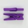 A set of clothespins for decor 50 pcs., Purple - 2.5 cm