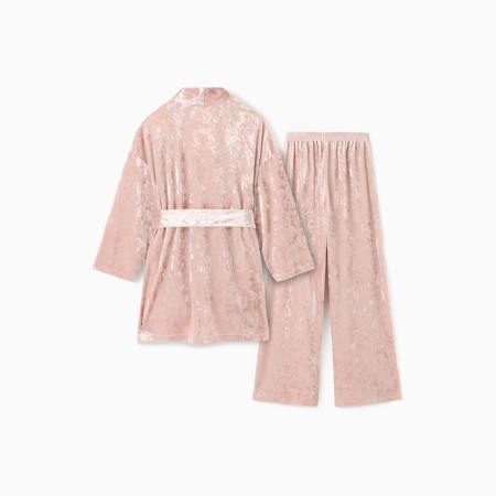 Women's costume (jacket and trousers) KAFTAN "velvet", 48-50, pink-7