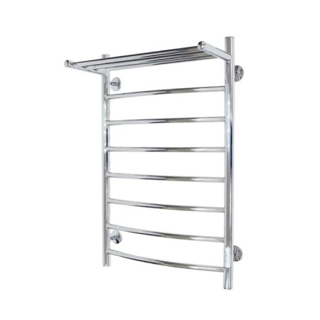 Electric towel "Sanprise" Classic P8, 500x800 mm, shelf, left/right, chrome-4