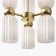Suspension lamp Maytoni Mod302PL-06W, E14, 6x40 W, 340x340x770 mm, gold