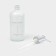 Soap dispenser, glass, white