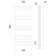 Terminus heated towel rail "Aurora" P15, 500x1300 mm, chrome