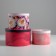 A set of boxes 3 in 1, gift packaging, “Flowers”, 18 x 18 x 13–25 x 25 x 15 cm
