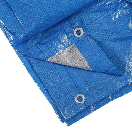 Protective tent, 6 × 4 m, density 60 g/m², UV, eyelets step 1 m, blue-11