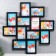 Multip Gollage in 12 photos 10x15 cm, black