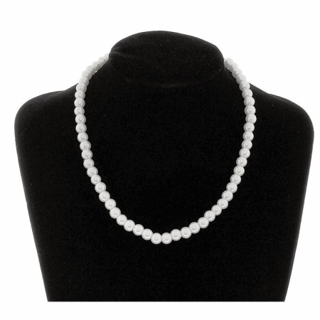 Beads "ball" thread, classic, ball No. 10, white color, l = 45 cm