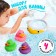 A set of swimming toys “Catch a duck”, 1 net on a suction cup, 3 ducks, color mix