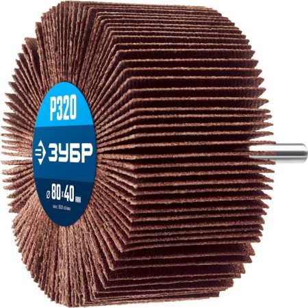 Circle of Lipstand grinding bison 36604-320, P320, D Stilettes = 6 mm, 80 x 40 mm-1