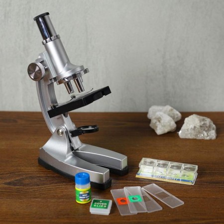Microscope "Laboratory", increase in an increase in 450x, 200x, 100x, set for research-1