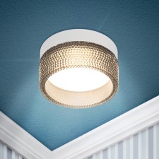 Lamp built -in era DK97, IP20, 15W, 88x65 mm, white/black color