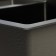 Kitchen sink Aflorn AF95848F-R, Sredal, Right, S = 3 and 0.8 mm, 58x48x22 cm, siphon, graphite