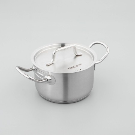 Poster "General catering", 2 l, d = 16 cm, h = 10 cm, metal cover, induction, with a heat distribution layer-1