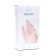 Benovy vinyl gloves, transparent, medical, diagnostic, size L, 50 pairs