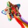 A strand for hair on a hairpin "Asterisk" 40 cm