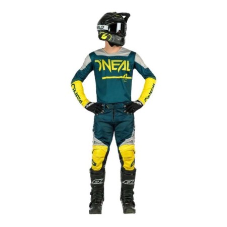 Jersey O’Neal Hardwear Surge, male, size XL, blue, yellow-2