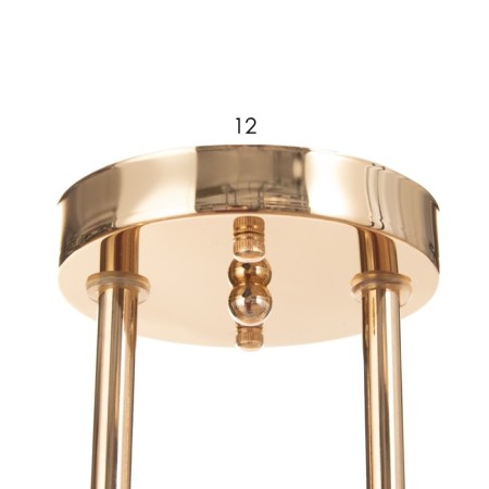 Ceiling chandelier Nicole 2he27 40W gold-4