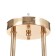 Ceiling chandelier Nicole 2he27 40W gold