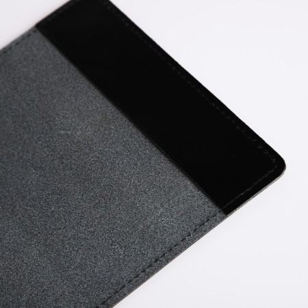 Textura passport cover, black color-5