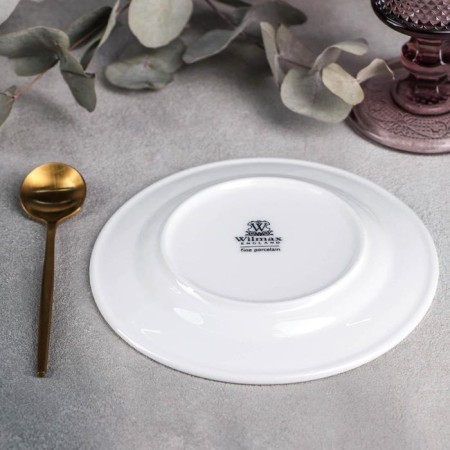 Porcelain porcelain plate, d = 15 cm-2