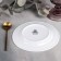 Porcelain porcelain plate, d = 15 cm