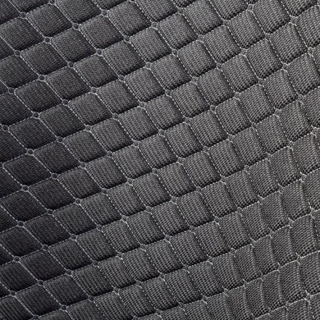 Caps on the front seats Car Performance, 2 pcs, Fiberflax (flax), rhombus, black-5