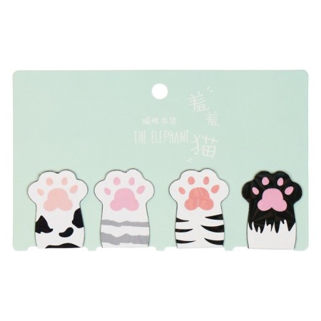 A set of magnetic bookmark for books Calligrata 4 pieces, "legs", mix-1