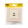 Socket with USB-A + usb-C connectors, 2.1 A, 5V, TOT MATTE GLASS, hidden, glass, beige
