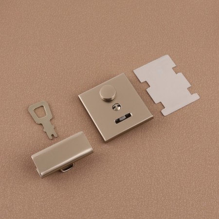 Bag Fraille, 3.8 × 4 cm, pearl silver color-2